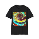 GIDEON: Vibrant swirl Tie-Dye T-Shirt for Festivals, Casual Wear, Spiritual Retreats, Gifts for Friends, Summer Style Essentials