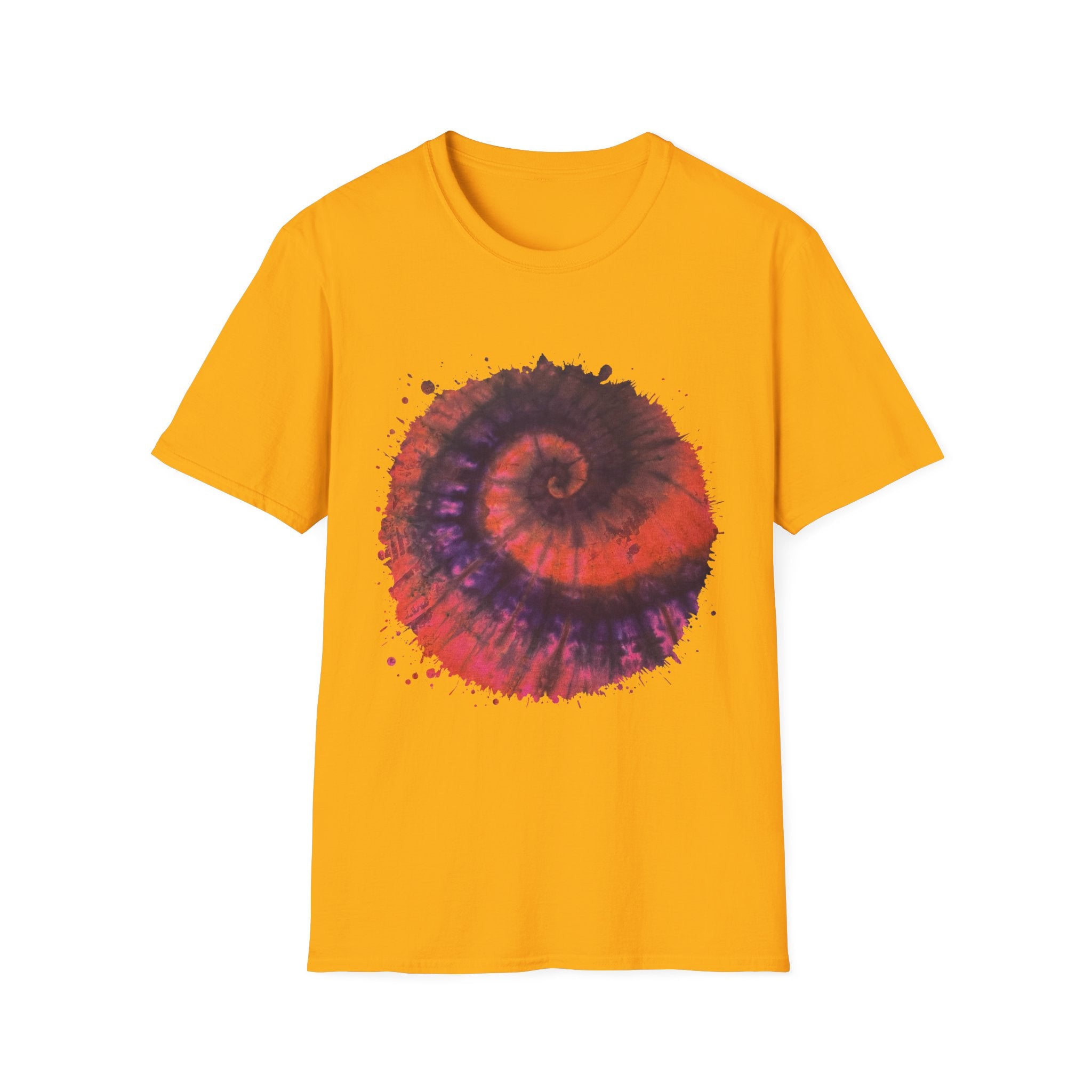 Powerball Bliss 2:  Whimsical Watercolor Spiral T-Shirt, Unisex Tee, Artistic Apparel, Casual Wear, Gift for Art Lovers, Unique Festival Outfit