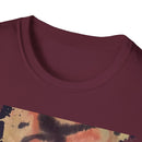 PEACE: Graffiti Tie Dye Unisex Softstyle T-Shirt, Casual Graphic Tee, Streetwear Shirt, Gift for Peace Lovers, Trendy Everyday Wear