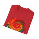 Fuchsia Frenzy 2:  Vibrant Tie-Dye T-Shirt for Fun & Relaxation, Summer Vibes, Festival Wear, Unisex Fashion, Gift for Friends
