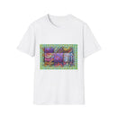 AMBROSIA: Dream inspired tie dye collage,  Softstyle T-Shirt