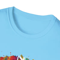 San Mateo Magic 2:  Vibrant Artistic Unisex T-Shirt, Colorful Graphic Tee, Trendy Casual Shirt, Unique Gift for Art Lovers, Summer Essential