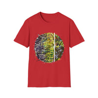 Blueberry Bliss 2:  Nature-Inspired Unisex Softstyle T-Shirt, Graphic Tee, Eco-Friendly Apparel, Earthy Vibe Shirt, Casual Wear, Nature Lover Gift