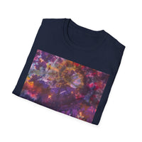 FANTASIA:  Fantasy inspired Splat style, Tie-Dye Unisex Softstyle T-Shirt | Perfect for Summer Festivals, Casual Outings, Gifts, and Relaxation