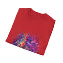 Bombay Blitz 2:  Vibrant Abstract Art T-Shirt | Unisex Softstyle Tee, Colorful Graphic Shirt, Trendy Casual Wear, Unique Gift for Art Lovers
