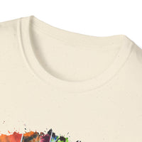 Resilience 2:  Vibrant Tie-Dye Unisex Softstyle T-Shirt, Bohemian Tee, Summer Apparel, Festival Wear, Gift for Him or Her