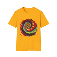 Chartreuse Legend 2:  Colorful Tie-Dye Unisex Softstyle T-Shirt | Music Festival Wear, Casual Summer Shirt, Boho Style Tee, Gift for Him/Her, Vibrant Spiral [...]