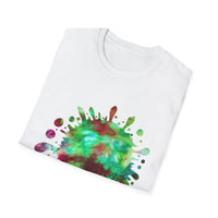 Autumn Infusion 2:  Vibrant Splash T-Shirt - Artsy Graphic Tee for Creatives, Casual Wear, Unique Gift, Summer Style, Colorful Fashion