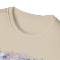 LILAC INFUSION:  Nature inspired Tie-Dye Unisex Softstyle T-Shirt - Boho Chic, Casual Wear, Summer Essential, Festival Outfit, Unique Gift