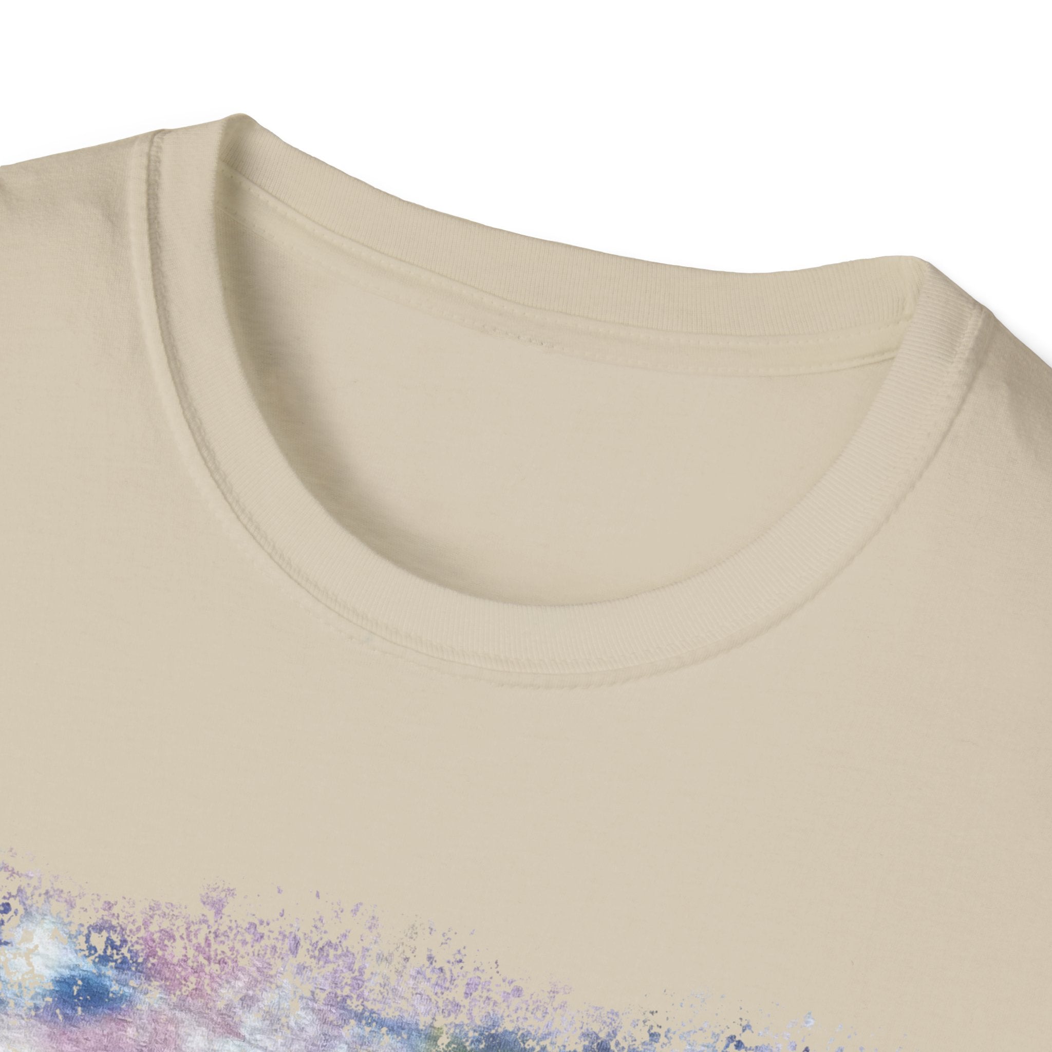 LILAC INFUSION:  Nature inspired Tie-Dye Unisex Softstyle T-Shirt - Boho Chic, Casual Wear, Summer Essential, Festival Outfit, Unique Gift