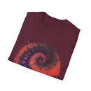 Powerball Bliss 2:  Whimsical Watercolor Spiral T-Shirt, Unisex Tee, Artistic Apparel, Casual Wear, Gift for Art Lovers, Unique Festival Outfit