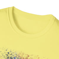 INTUITION:  Sunrise inspired, Vibrant Tie-Dye Unisex Softstyle T-Shirt | Comfortable Casual Wear, Gift Idea for Summer, Music Festivals, Retro Vibes, Unisex Apparel