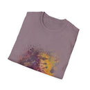 Amber Prerogative 2:  Colorful Splash Unisex Softstyle T-Shirt, Casual Wear, Gift for Art Lovers, Summer Fashion, Vibrant Graphic Tee