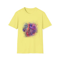 Bombay Blitz 2:  Vibrant Abstract Art T-Shirt | Unisex Softstyle Tee, Colorful Graphic Shirt, Trendy Casual Wear, Unique Gift for Art Lovers