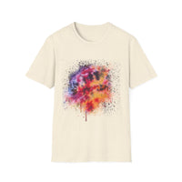Serenade 2:  Vibrant Drip Artistic T-Shirt, Unisex Softstyle Tee, Colorful Streetwear, Graphic Tee, Casual Artwear, Trendy Summer Shirt