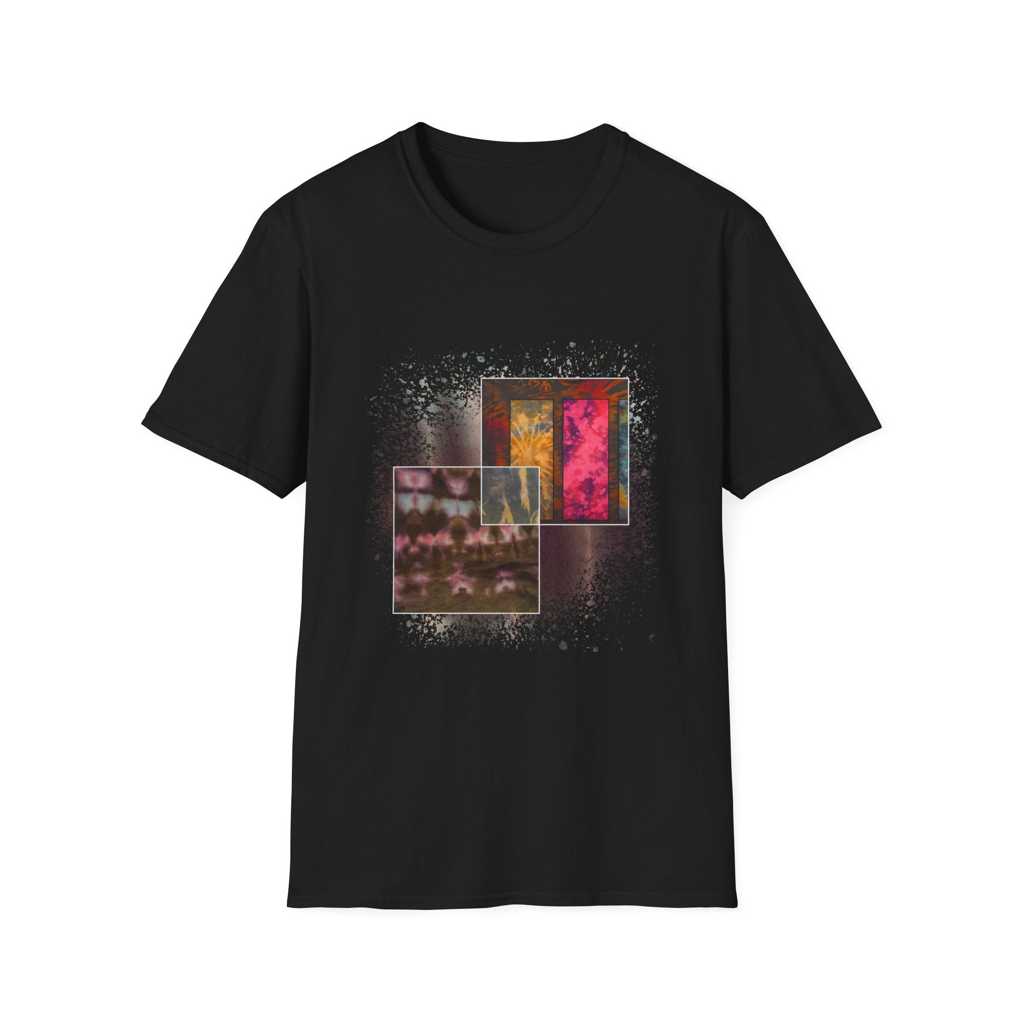 Smoke and Mirrors 2:  Vibrant Art Graphic Tee, Unisex Softstyle T-Shirt, Casual Wear, Stylish Gift, Artistic Fashion, Everyday Comfort, Unique Design