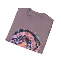 Tangerine Tiger 2:  Artistic Tie-Dye Unisex Softstyle T-Shirt, Casual Wear, Festival Outfit, Gift for Him/Her, Summer Vibes, Eco-Friendly Fashion
