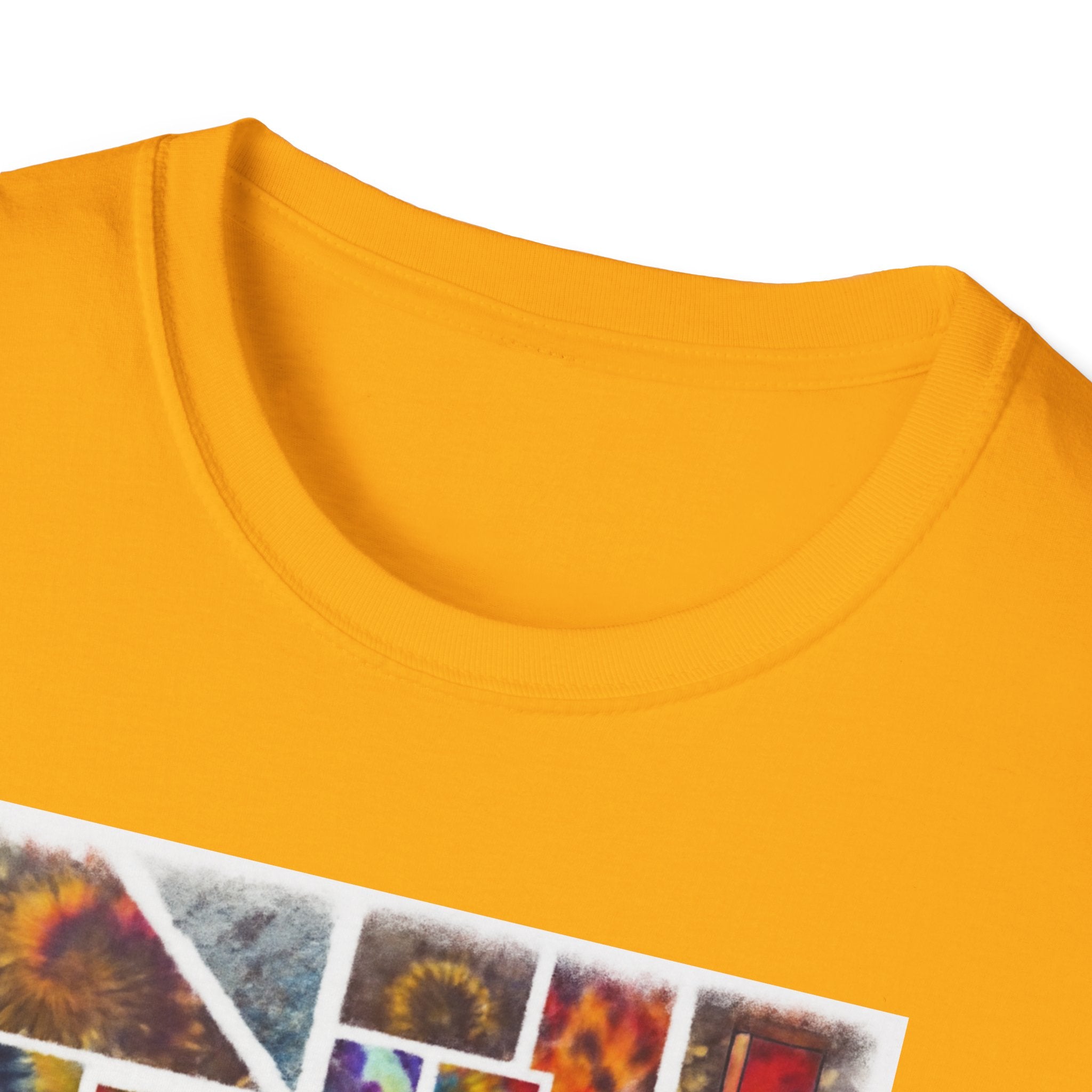 SAN MATEO MAGIC: Vibrant Tie-Dye Unisex T-Shirt, Festival Shirt, Boho Style Tee, Comfortable Everyday Wear, Graphic Tee, Gift for Music Lovers