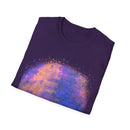 HURRICANE RIDGE: Vibrant Abstract Art T-Shirt | Unisex Softstyle Tee, Casual Wear, Gift for Art Lovers, Summer Vibes, Unique Statement Piece