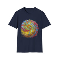 Watermelon Krush 2:  Colorful Spiral Tie-Dye Unisex Softstyle T-Shirt, Summer Vibes Shirt, Festival Apparel, Gift for Her, Boho Fashion