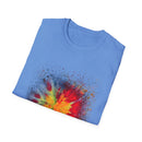 Supersonic 2:  Vibrant Splash Art Unisex T-Shirt, Colorful Tee, Casual Wear, Festival Shirt, Graphic Tee, Gift for Art Lovers
