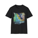 INFLECTION POINT: Monet style Colorful Tie-Dye Unisex Softstyle T-Shirt, Casual Wear, Festival Outfit, Art-Inspired, Everyday Fashion, Gift for Art Lovers