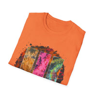 Firestone 2:  Vibrant Tie-Dye Unisex T-Shirt, Colorful Casual Tee, Summer Festival Shirt, Gift for Friends, Boho Style Apparel