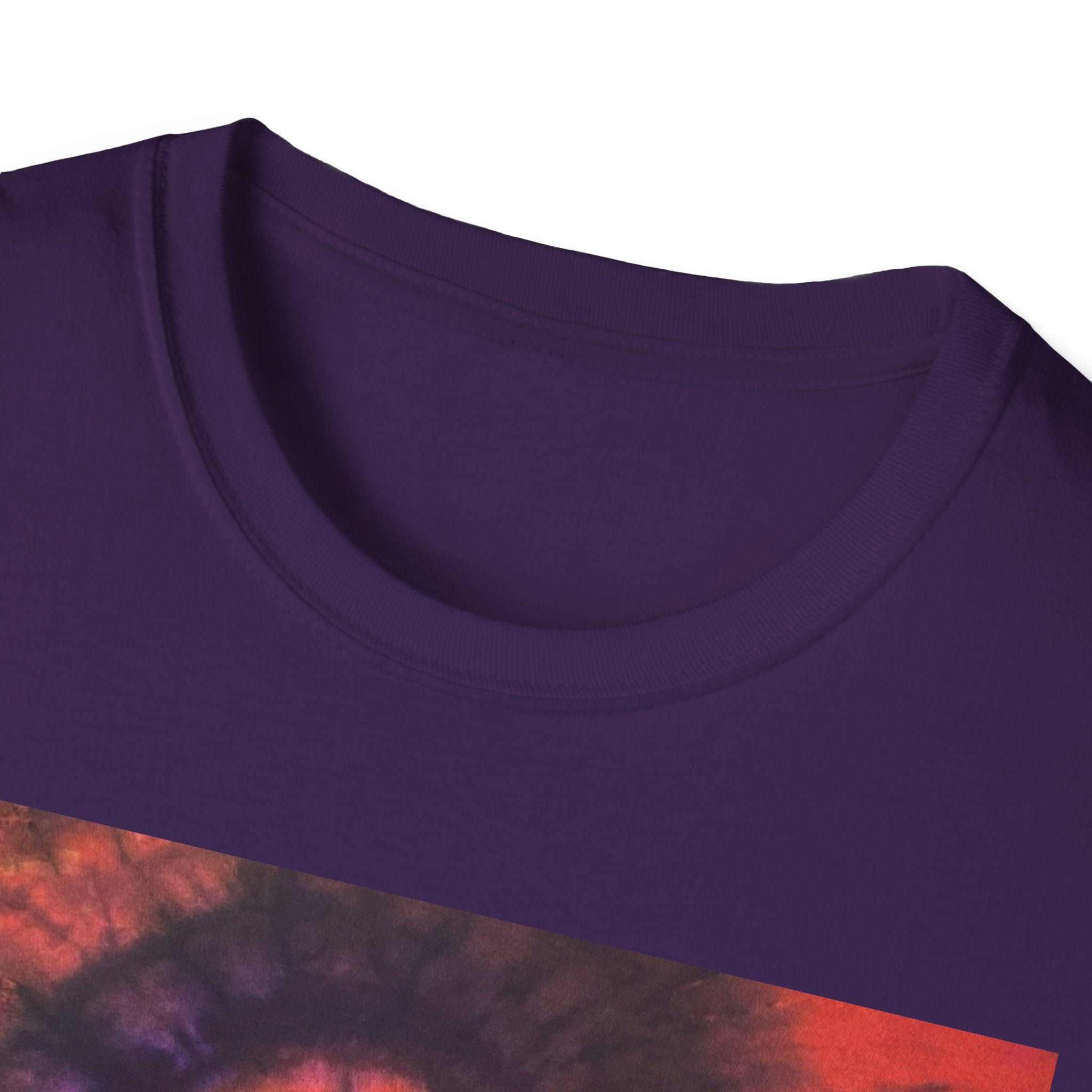 POWER BALL BLISS: Vibrant swirl Tie-Dye Unisex Softstyle T-Shirt, Summer Festival Tee, Bohemian Apparel, Gift for Friends, Unique Graphic Shirt