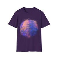HURRICANE RIDGE: Vibrant Abstract Art T-Shirt | Unisex Softstyle Tee, Casual Wear, Gift for Art Lovers, Summer Vibes, Unique Statement Piece