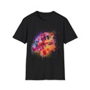 Serenade 2:  Vibrant Drip Artistic T-Shirt, Unisex Softstyle Tee, Colorful Streetwear, Graphic Tee, Casual Artwear, Trendy Summer Shirt