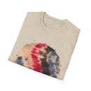 Boomerang Blaze 2:  Tie Dye Unisex Softstyle T-Shirt - Bohemian Vibes for Casual Wear, Summer Festivals, Gift Ideas, Eco-Friendly Fashion, Everyday Comfort