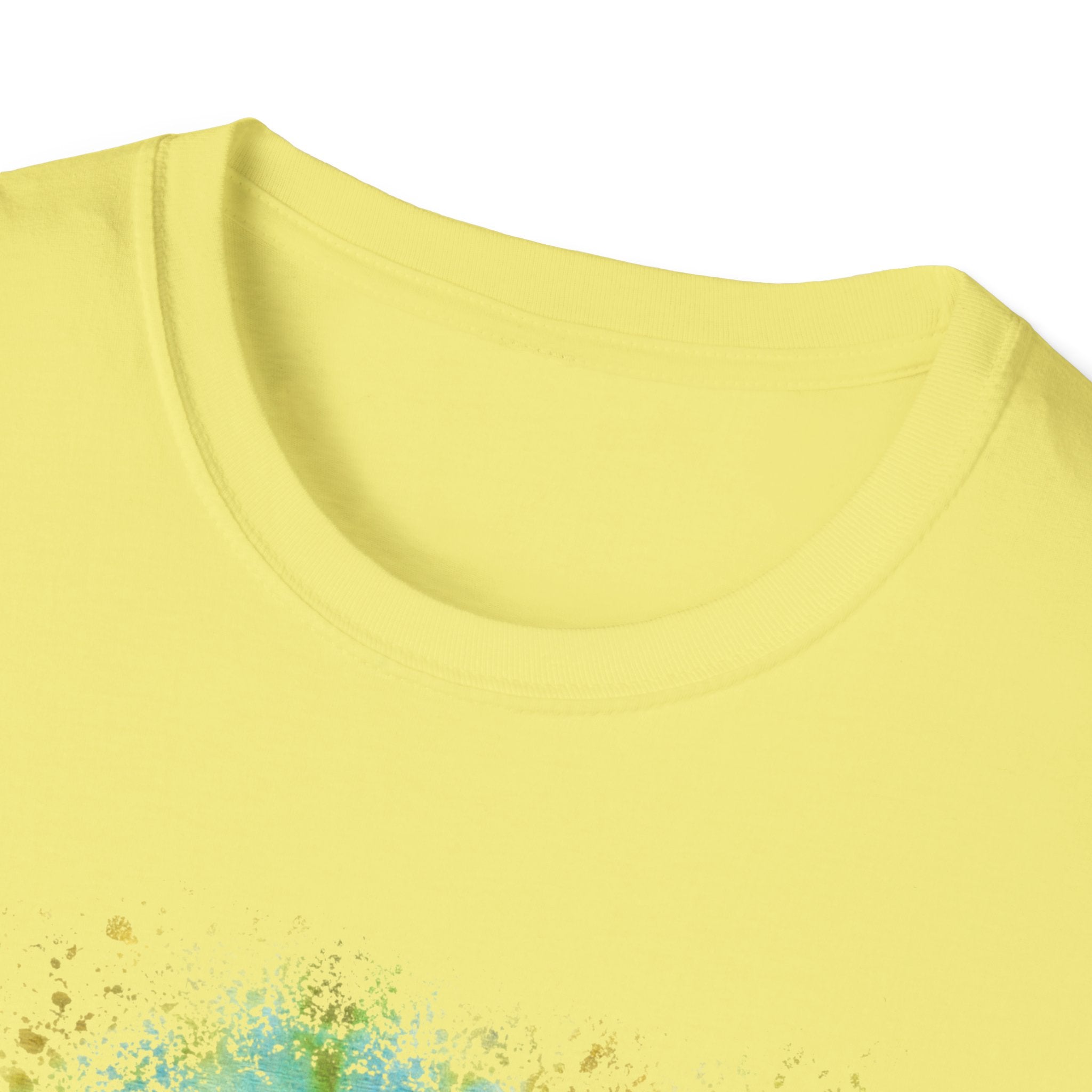 THE CONTRARIAN:  Deep sea vibe, Nature-Inspired Tie-Dye T-Shirt | Unisex Softstyle | Bohemian Vibe | Perfect for Festivals, Casual Wear, Eco-Friendly Living