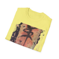 PEACE: Graffiti Tie Dye Unisex Softstyle T-Shirt, Casual Graphic Tee, Streetwear Shirt, Gift for Peace Lovers, Trendy Everyday Wear