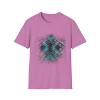 FOCAL POINT:  Kaleidoscope inspired, Colorful Tie-Dye Unisex T-Shirt, Funky Graphic Tee, Casual Summer Wear, Gift for Friends, Vibrant Design, Unique Style