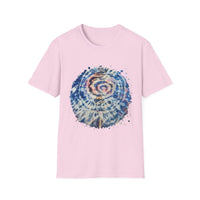 KINETIX:  Dream inspired, Spiritual Tie-Dye T-Shirt, Relaxed Vibes, Unisex Tee, Gift for Yoga Lovers, Bohemian Style, Festival Apparel