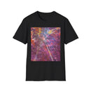 RASPBERRY SORBET:  Splat style, Galactic Vibe Unisex Softstyle T-Shirt | Space Art Tee, Cosmic Shirt, Gift for Astronomers, Unique Spacewear, Casual Wear