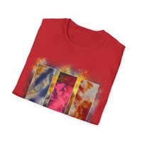 RUBICON:  Chic Vibrant Abstract Art Unisex Softstyle T-Shirt - Casual Wear, Art Lover Gift, Everyday Fashion, Unique Graphic Tee