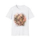 CAT SCRATCH FEVER:  Scratchy fun  vibe, Abstract Tie-Dye Unisex Softstyle T-Shirt | Bohemian Vibe, Casual Wear, Gift for Friends, Summer Fashion, Nature Lover Tee