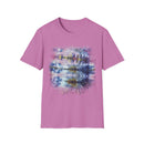 LILAC INFUSION:  Nature inspired Tie-Dye Unisex Softstyle T-Shirt - Boho Chic, Casual Wear, Summer Essential, Festival Outfit, Unique Gift