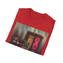 SMOKE AND MIRRORS:  Abstract Art Unisex T-Shirt, Soft Graphic Tee, Casual Wear, Unique Apparel, Gift for Art Lovers, Trendy Style