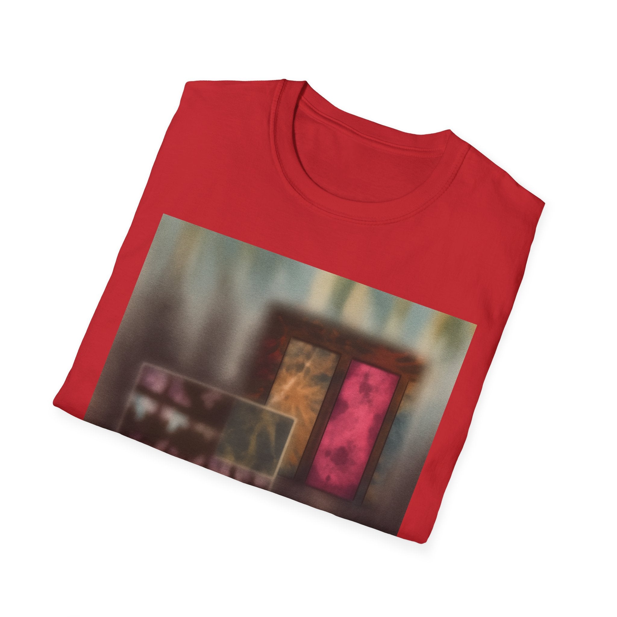 SMOKE AND MIRRORS:  Abstract Art Unisex T-Shirt, Soft Graphic Tee, Casual Wear, Unique Apparel, Gift for Art Lovers, Trendy Style