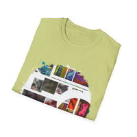 The Dilemma 2:  Colorful Collage Unisex Softstyle T-Shirt - Vibrant Art Tee, Casual Wear, Unique Gift, Graphic Tee, Everyday Essentials, Trendy Fashion