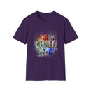 The Scramble 2:  Colorful Splash Unisex Softstyle T-Shirt, Casual Wear, Gift for Friends, Summer Fashion, Vibrant Art Tee