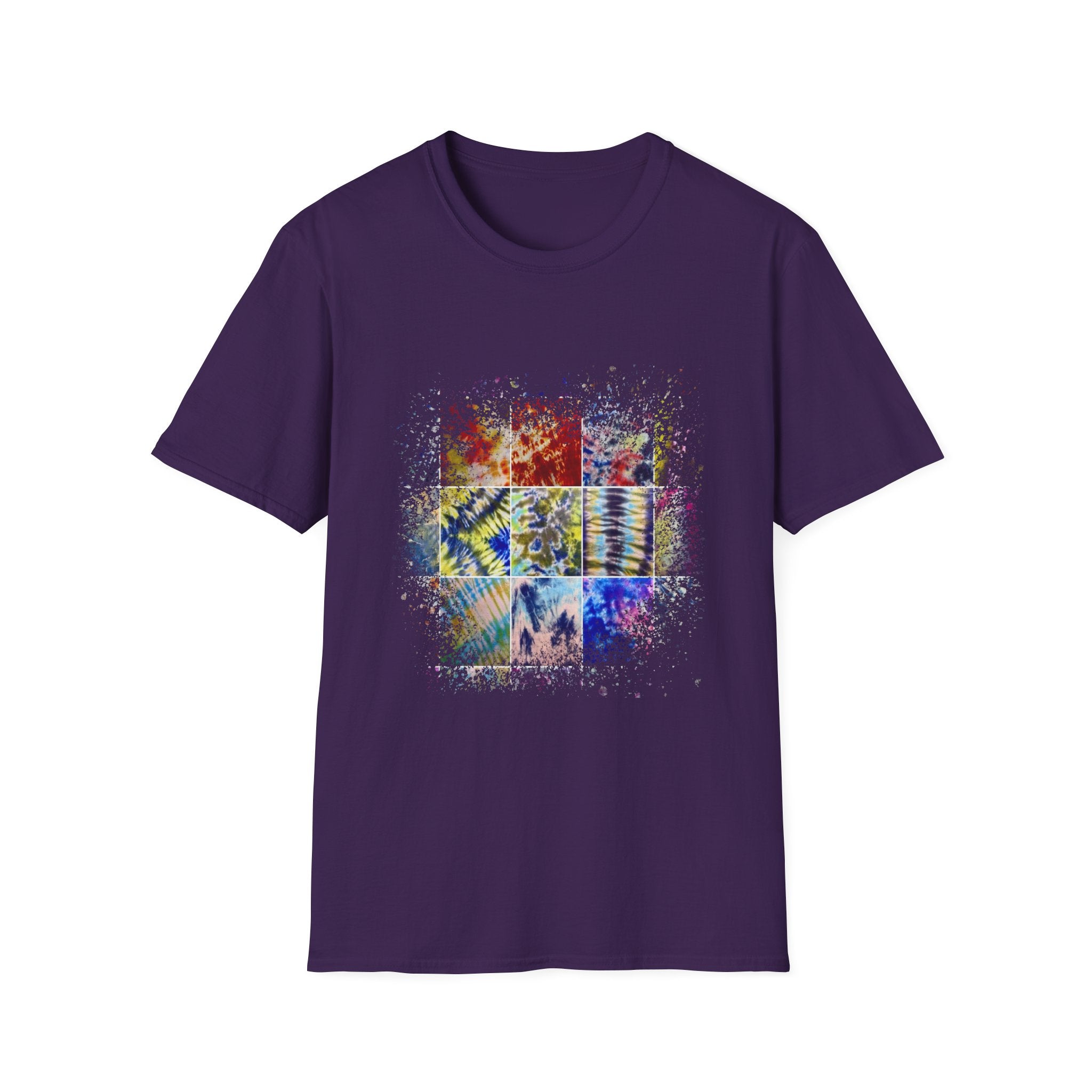 The Scramble 2:  Colorful Splash Unisex Softstyle T-Shirt, Casual Wear, Gift for Friends, Summer Fashion, Vibrant Art Tee