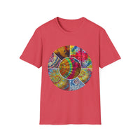 Synchronicity 2:  Colorful Tie-Dye Unisex T-Shirt, Boho Chic Tees, Summer Vibes Shirt, Festival Wear, Gift for Friends, Relaxed Fit Tops