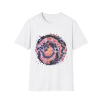 Tangerine Tiger 2:  Artistic Tie-Dye Unisex Softstyle T-Shirt, Casual Wear, Festival Outfit, Gift for Him/Her, Summer Vibes, Eco-Friendly Fashion