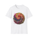 Desert Rose 2:  Vibrant Tie-Dye T-Shirt, Unisex Softstyle Tee, Boho Chic Shirt, Casual Wear, Perfect for Summer Festivals, Gift for Friends
