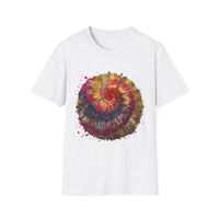 Desert Rose 2:  Vibrant Tie-Dye T-Shirt, Unisex Softstyle Tee, Boho Chic Shirt, Casual Wear, Perfect for Summer Festivals, Gift for Friends
