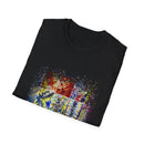 The Scramble 2:  Colorful Splash Unisex Softstyle T-Shirt, Casual Wear, Gift for Friends, Summer Fashion, Vibrant Art Tee