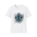 FOCAL POINT:  Kaleidoscope inspired, Colorful Tie-Dye Unisex T-Shirt, Funky Graphic Tee, Casual Summer Wear, Gift for Friends, Vibrant Design, Unique Style